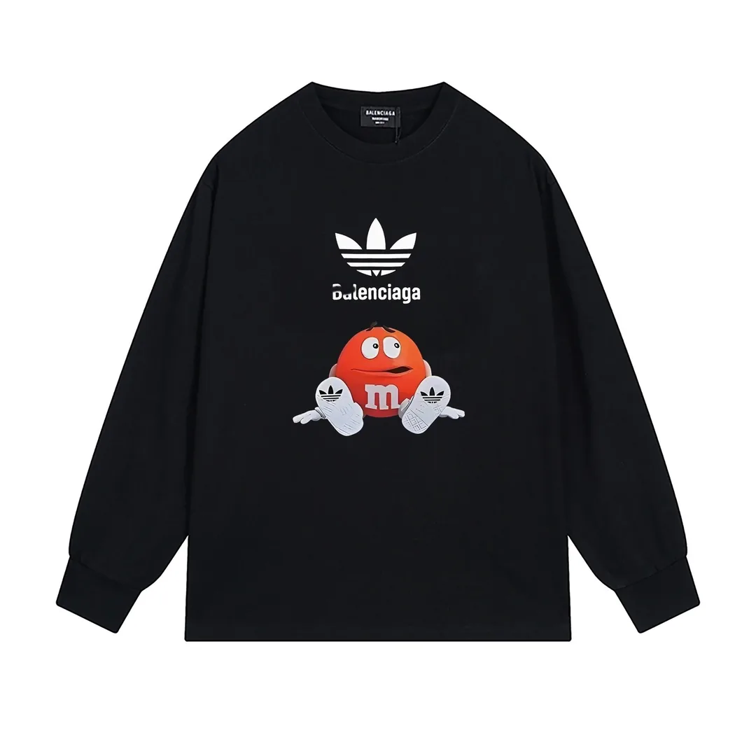 Distressed Graffiti Print Heavyweight Sweatshirt — Photo 6