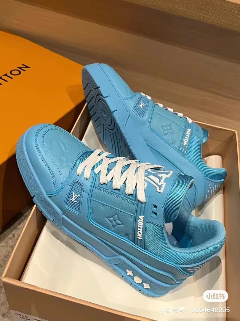 Louis Vuitton LV Trainer Blue Low-Top Trainers — photo 11