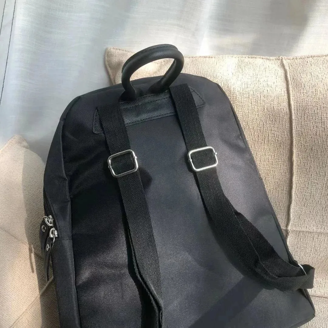 Black Nylon Backpack — Photo 2