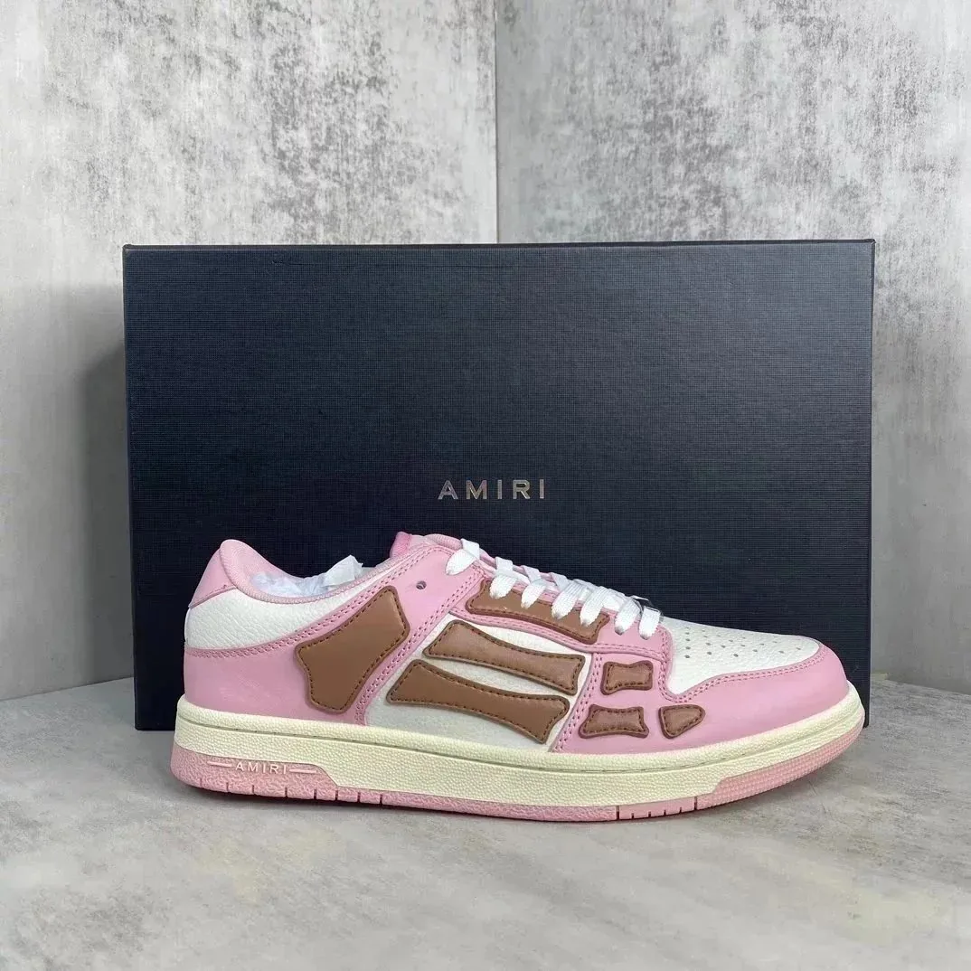 Amiri Skel-Top Low Blue White Runners — photo 8
