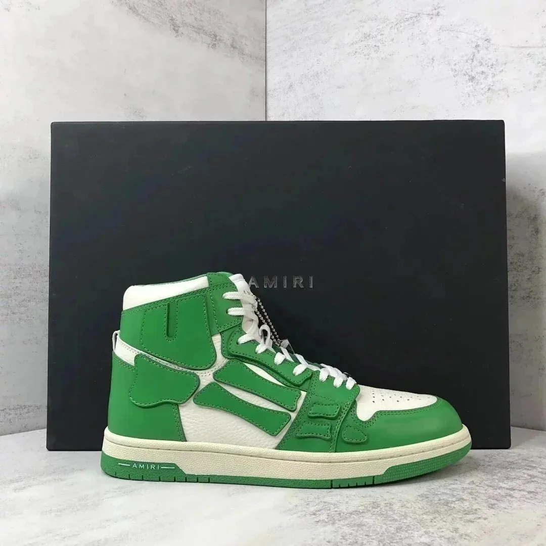 Amiri Skel-Top Low Blue White Runners — photo 7