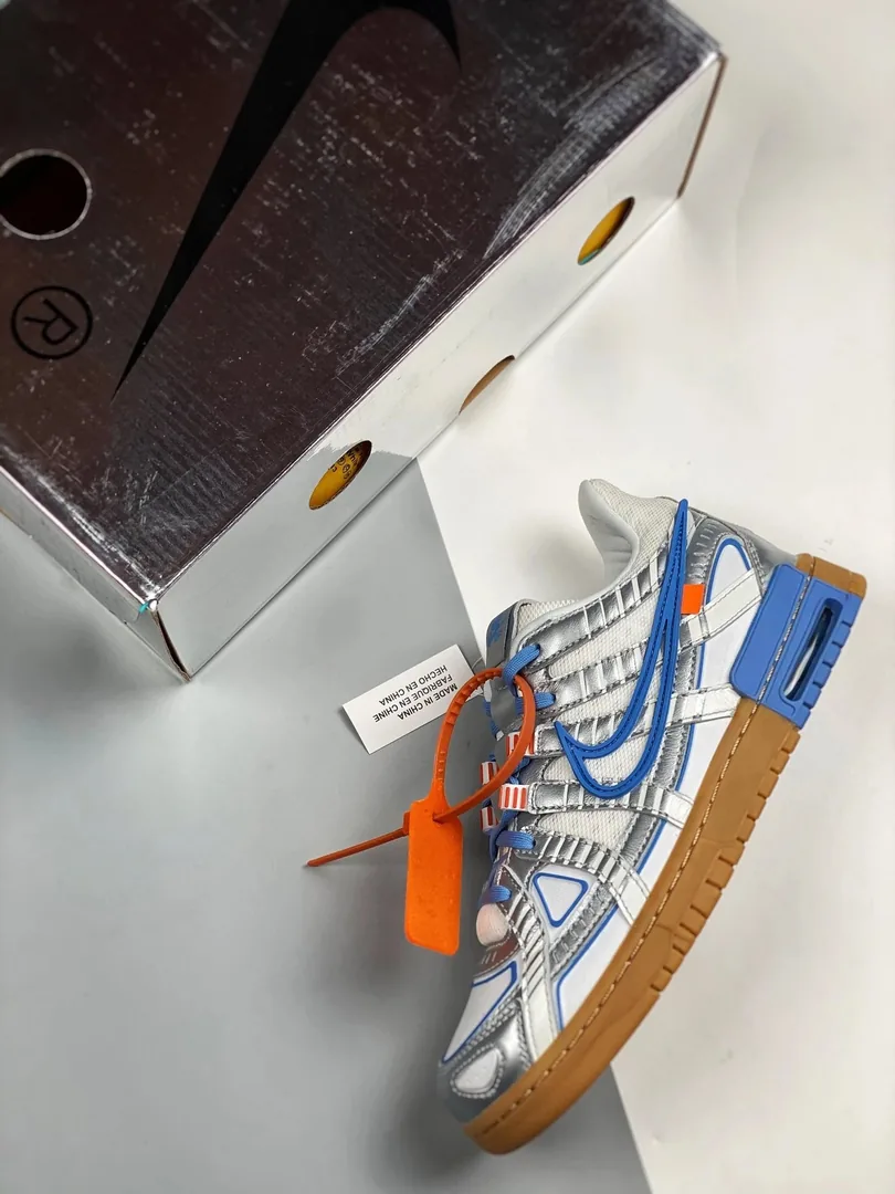 Nike Rubber Dunk (Off-White) Beige Sole Low-Top Sneakers — photo 9