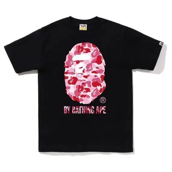 Bape Camo Ape Letter Print T-Shirt — Photo 12
