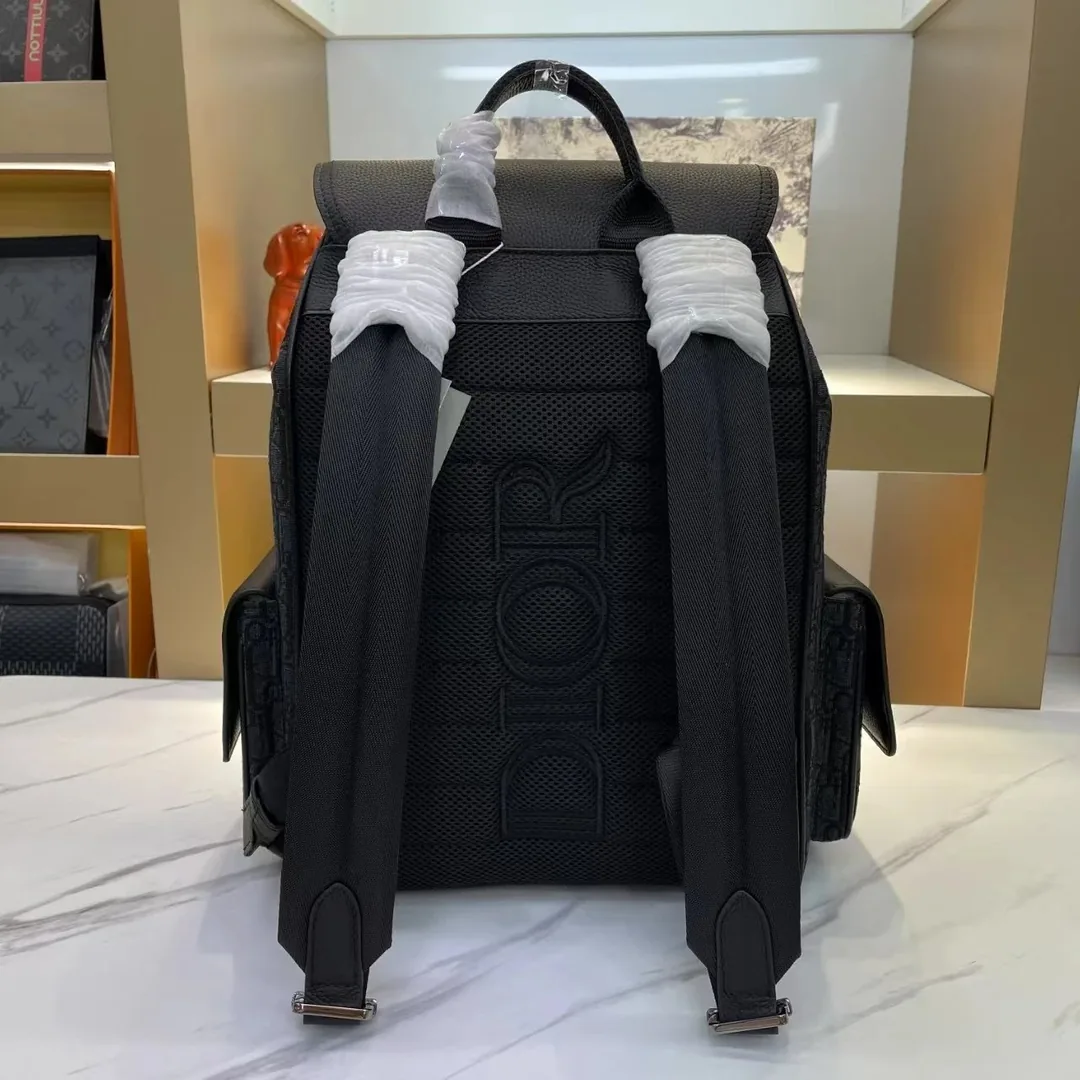 Dior Oblique Saddle Backpack — QC