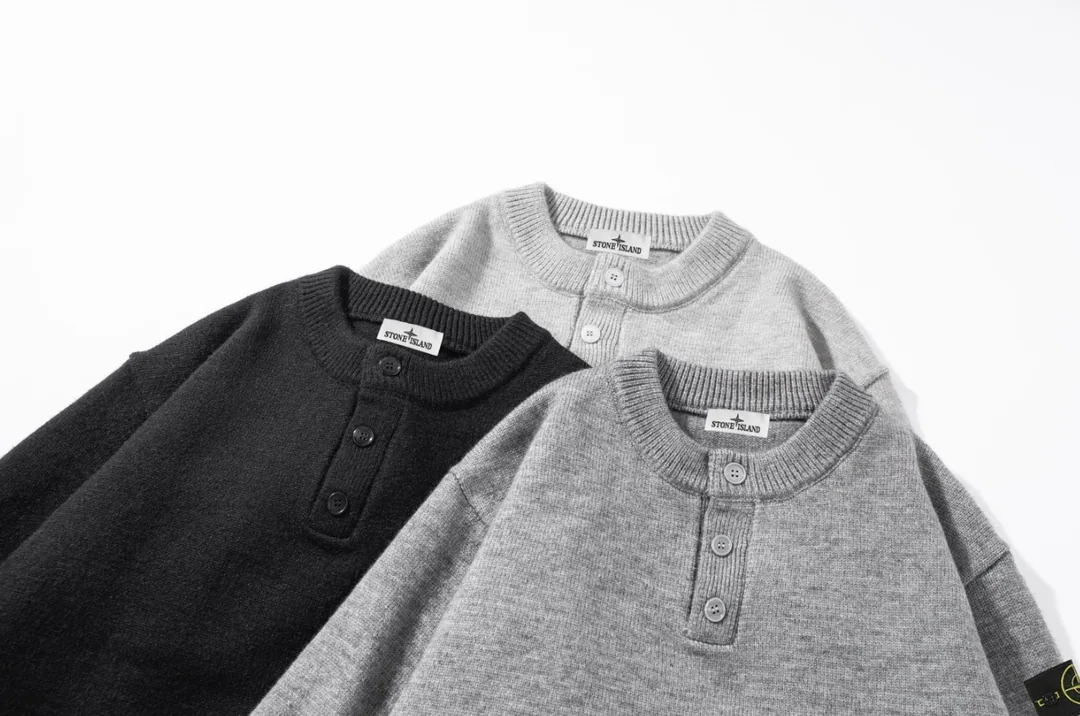 Button Knit Sweater — Photo 2