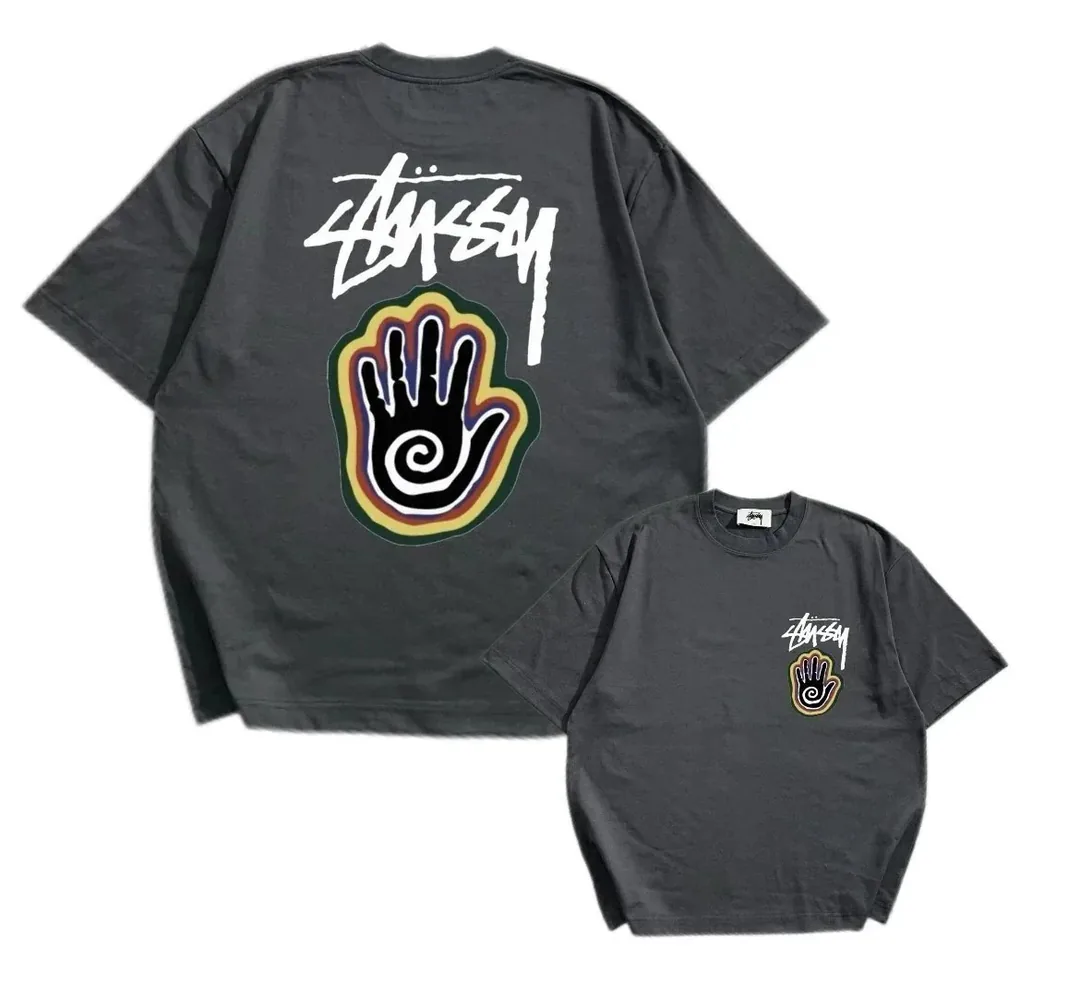 Stussy Hand Print T-Shirt — Photo 6