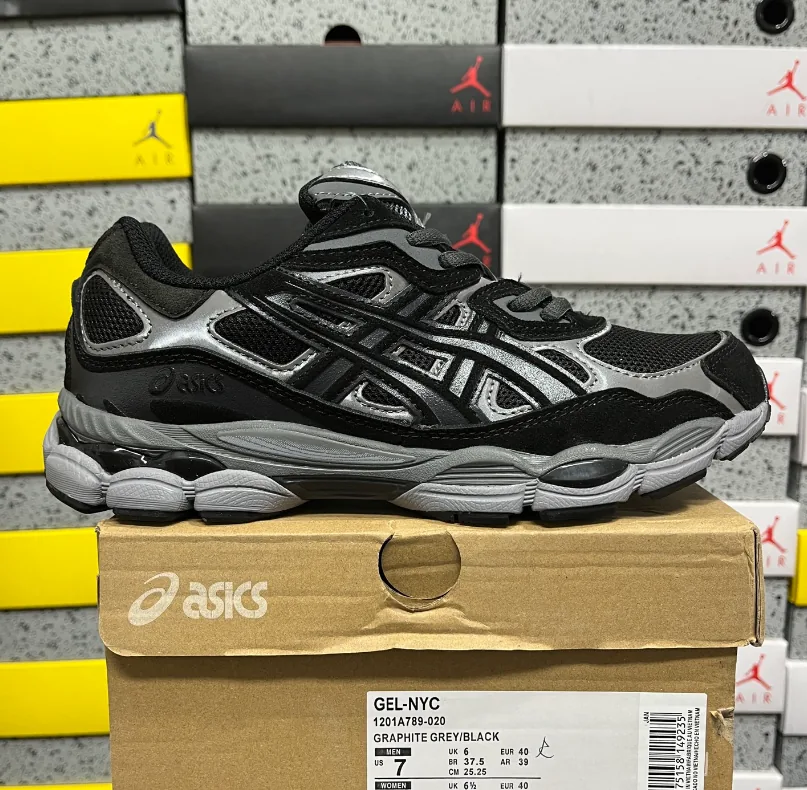 Asics Gel-NYC White Grey Runners — photo 2