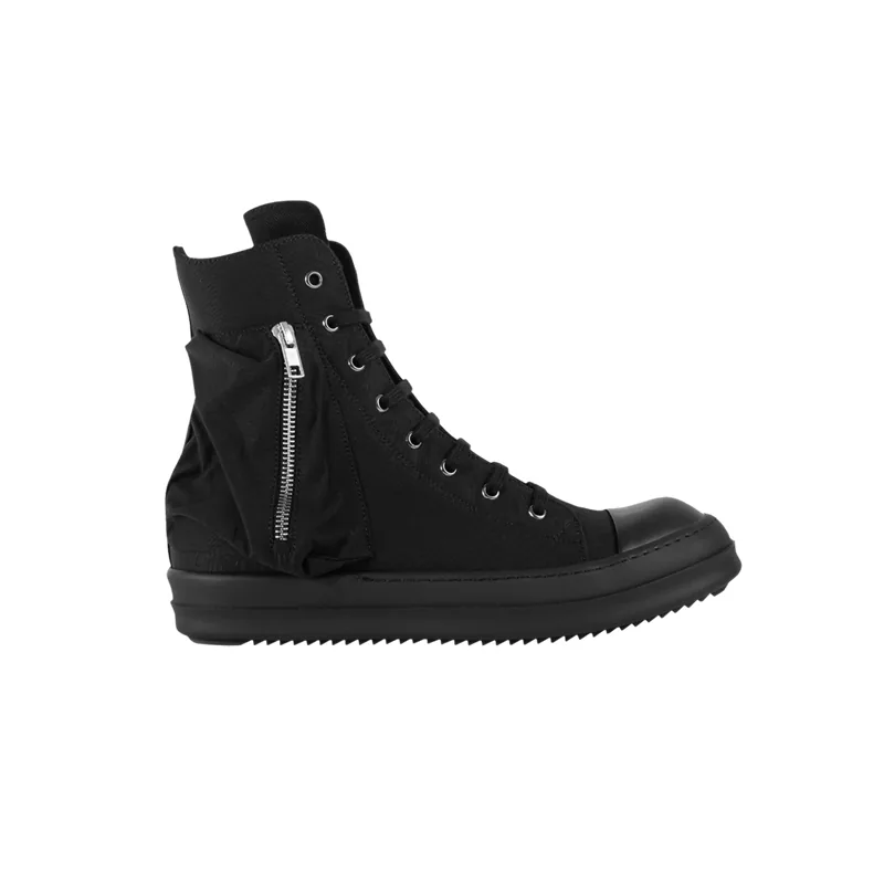 Rick Owens Ramones Black High-Tops — Photo 11