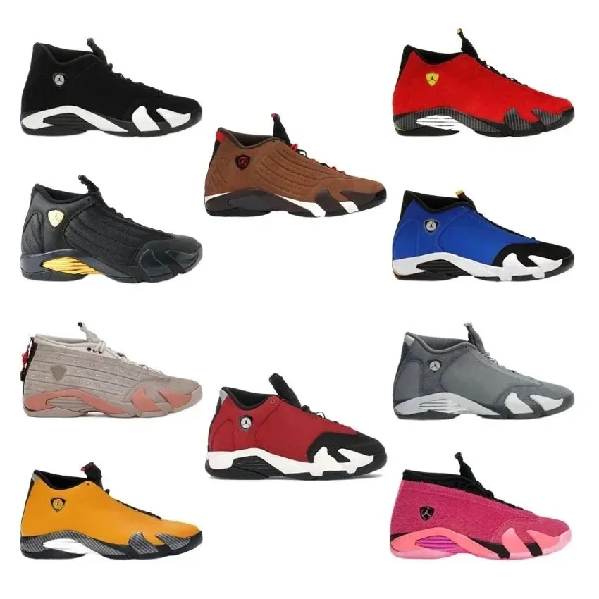 Jordan 14 Red Court Sneakers