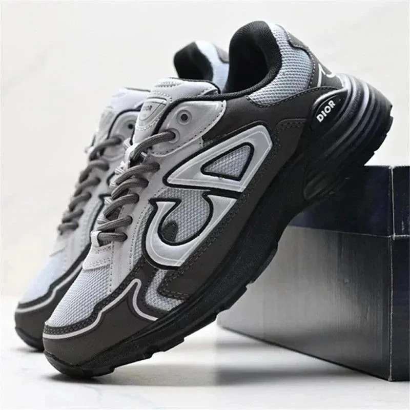Dior B30 Navy Low-Top Sneakers — photo 4