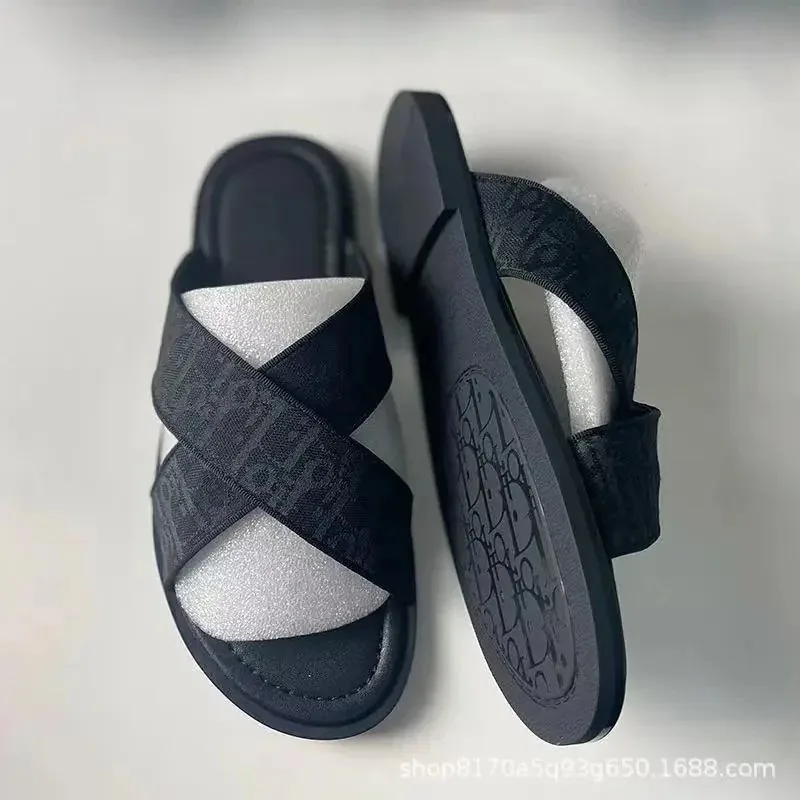 Embroidered Slides — QC