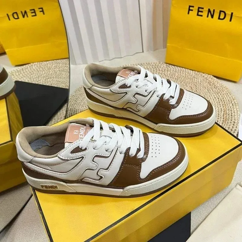 Fendi Match Brown Trainers — Photo 5