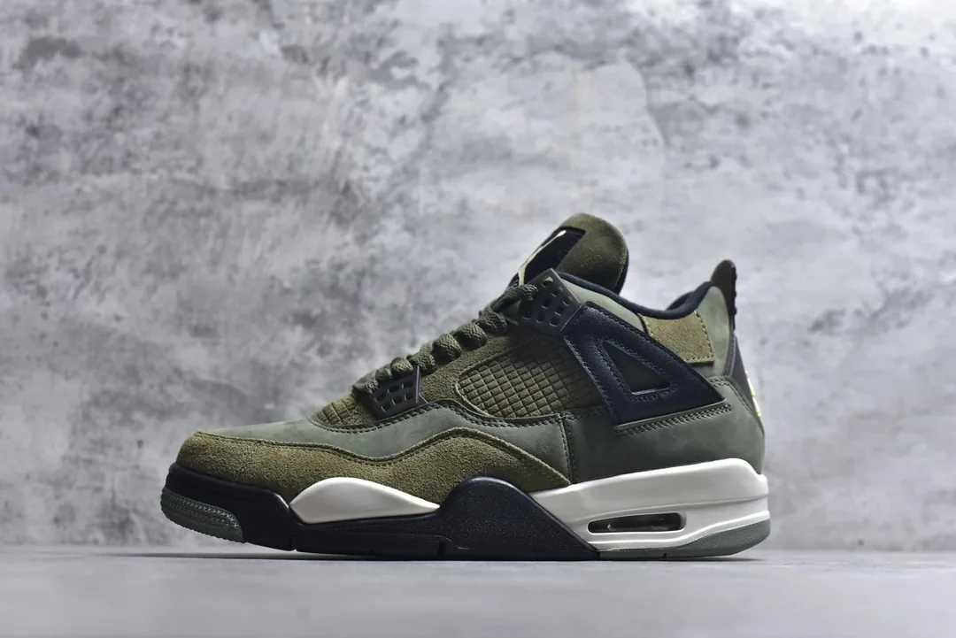Air Jordan 4 Olive Canvas