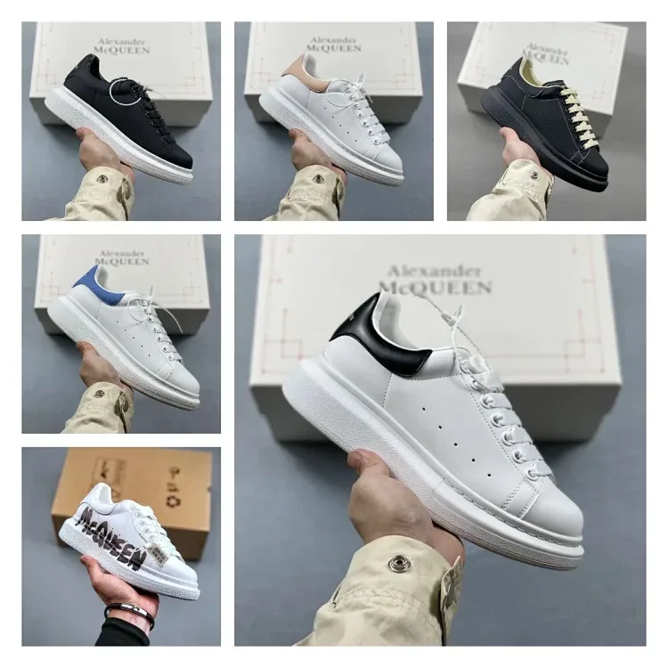 Alexander McQueen Oversized Sneaker White Athletic Trainers