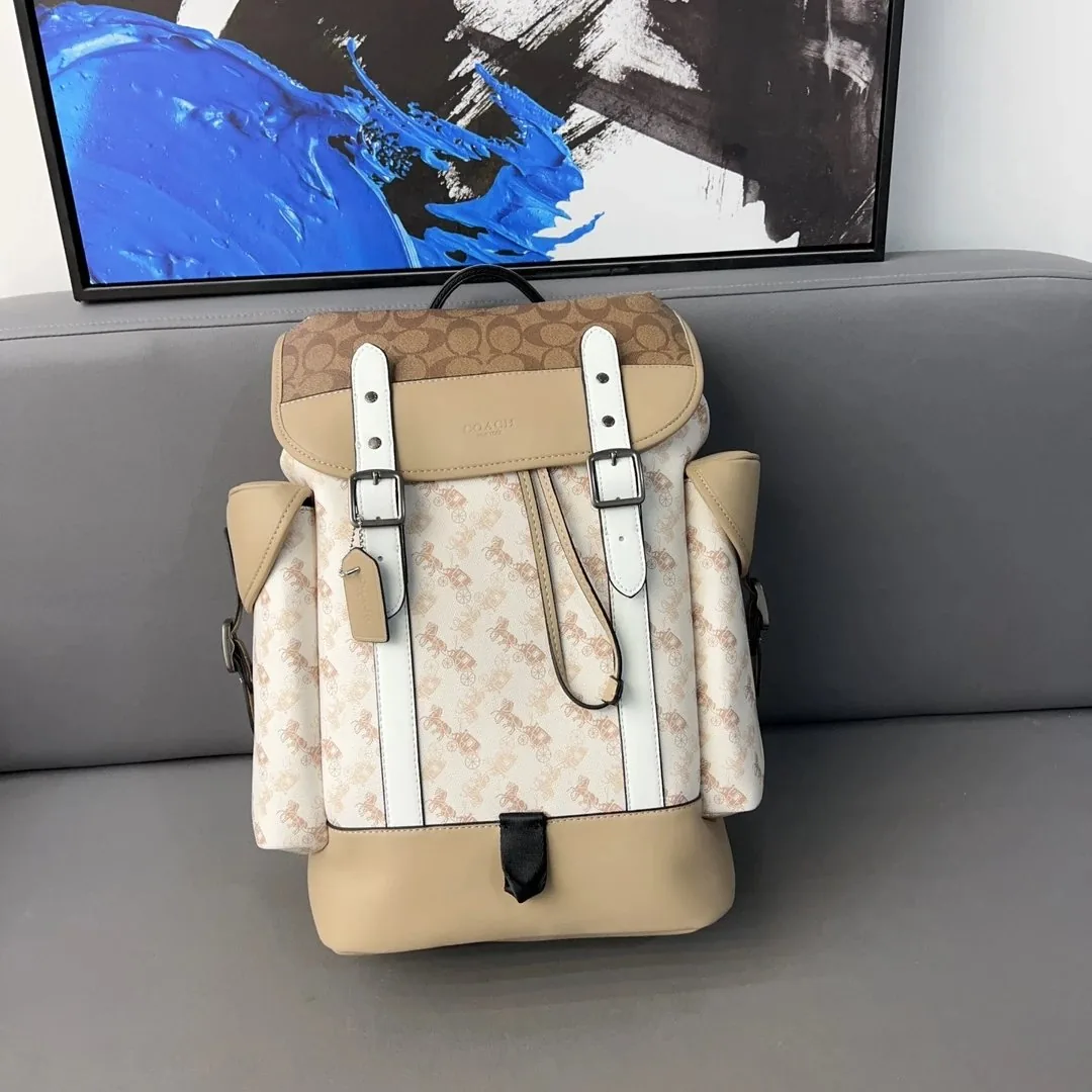 Coach Leather Backpack — photo 4