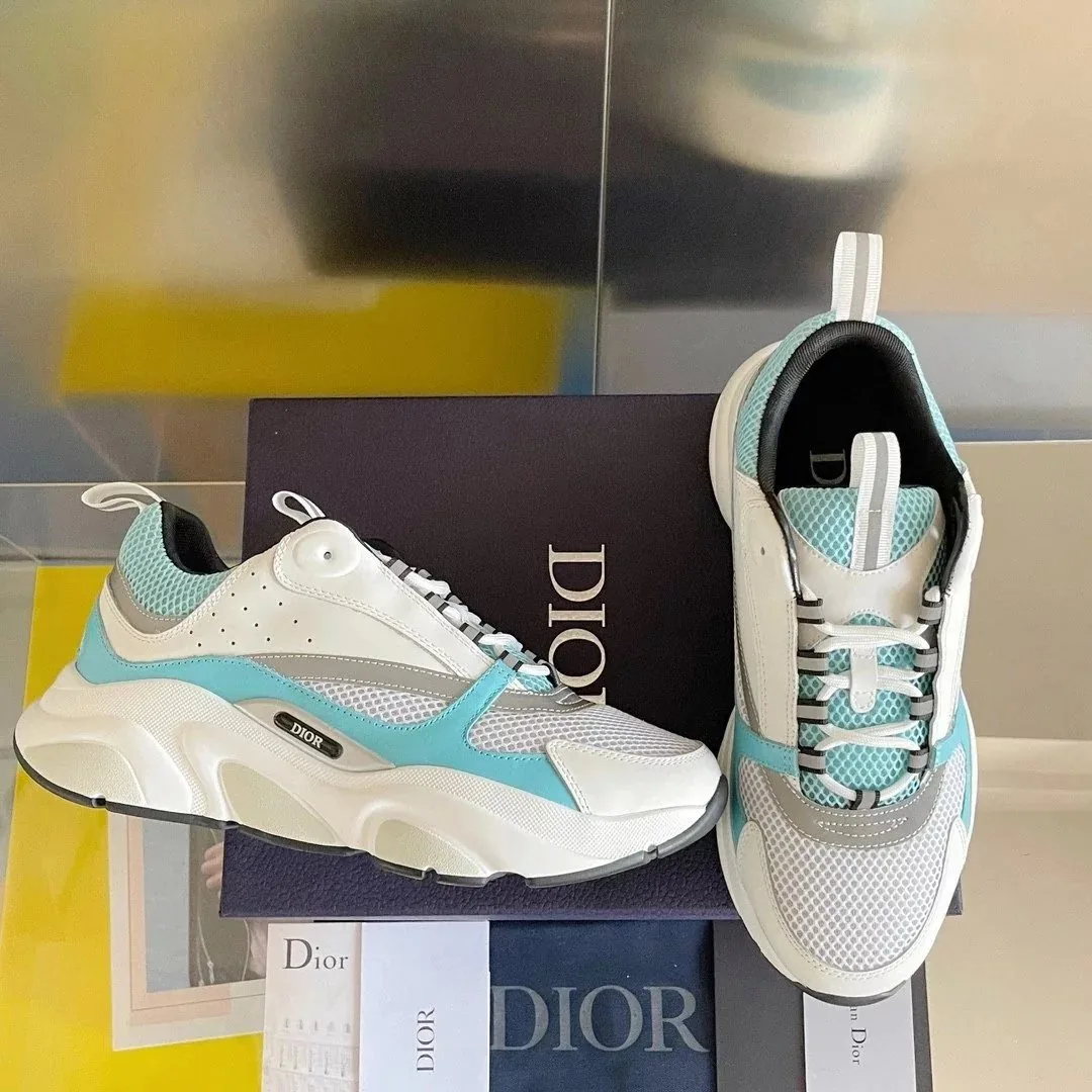 Balenciaga Triple S Blue Plaid Trainers — Photo 14