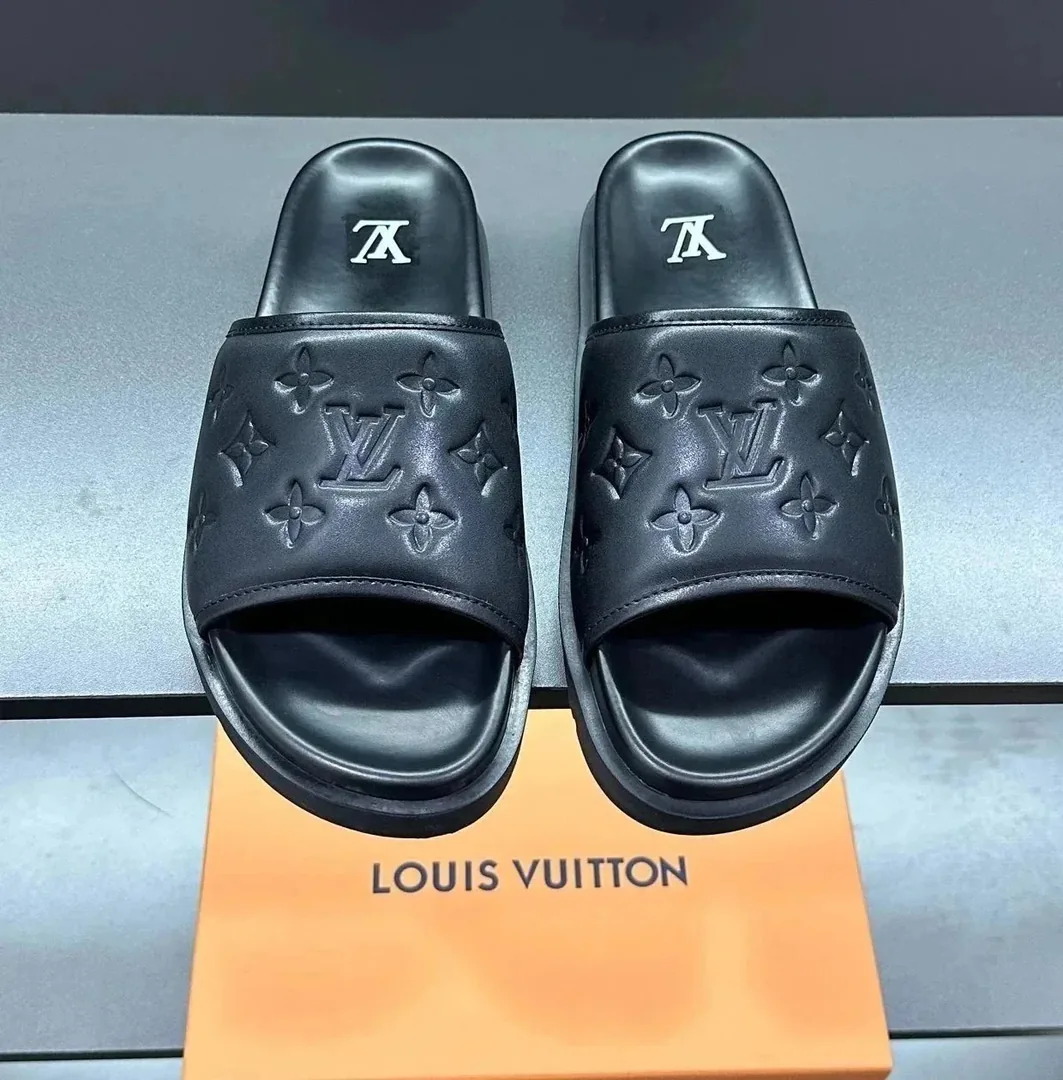 Leather Slides — QC