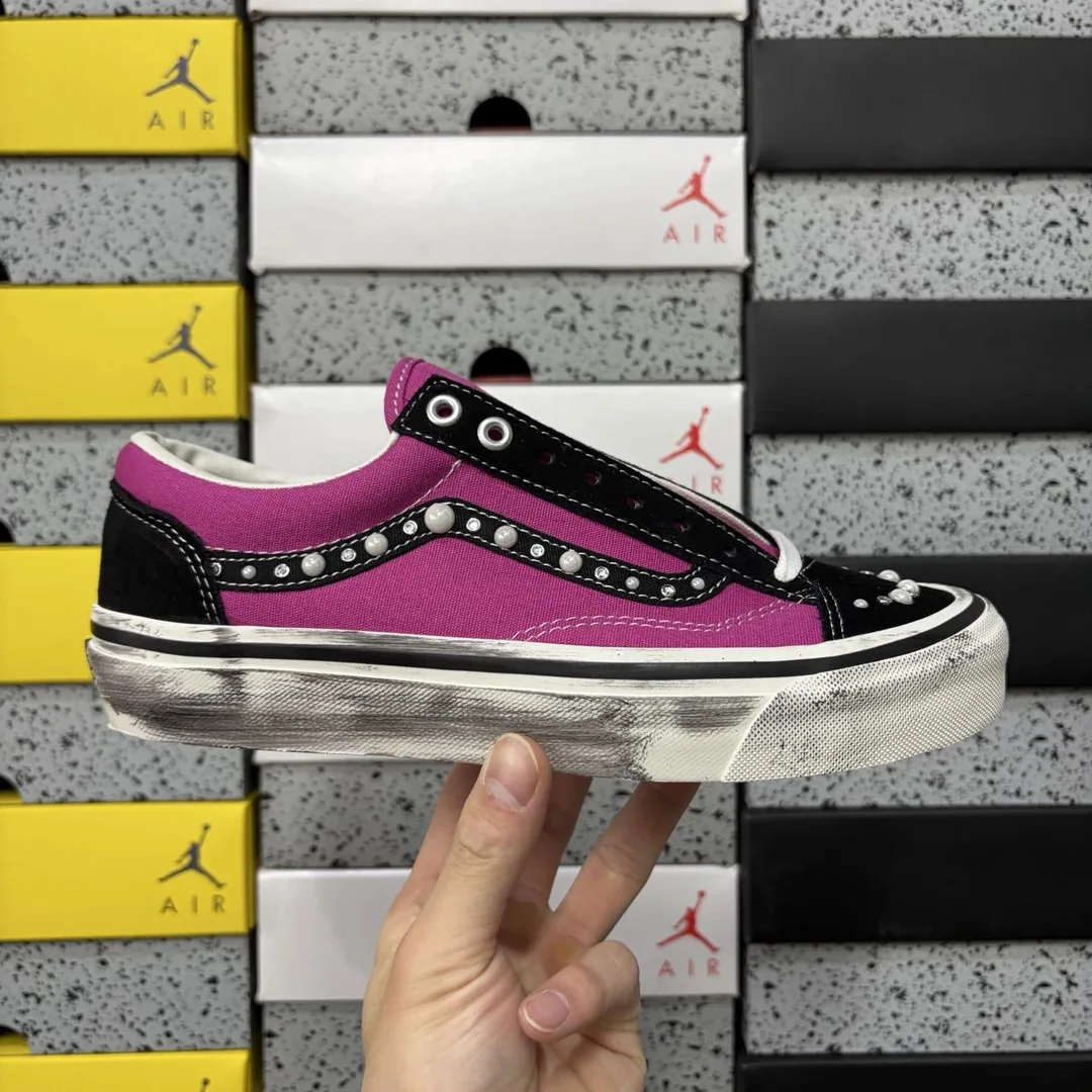Vans Old Skool Studded Sneakers — Photo 8