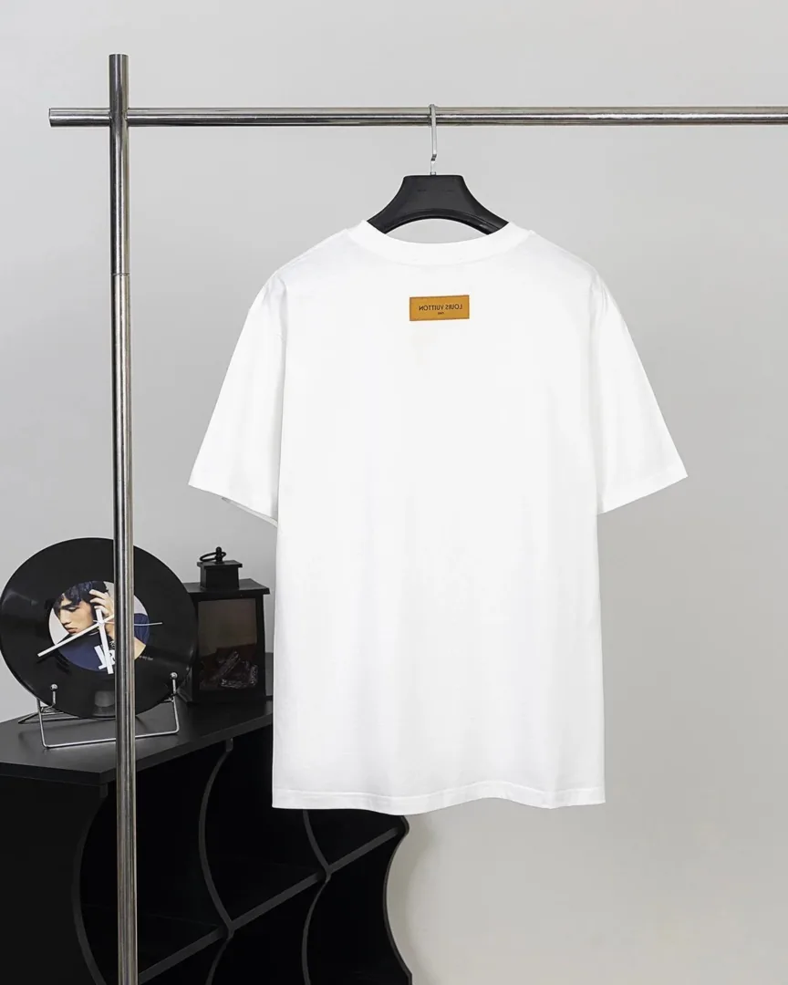 Flame Graffiti Letter Print T-Shirt — QC