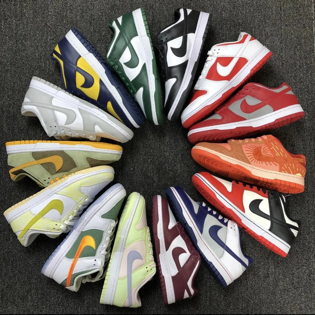 Black White Nike Dunk Skate Shoes — QC