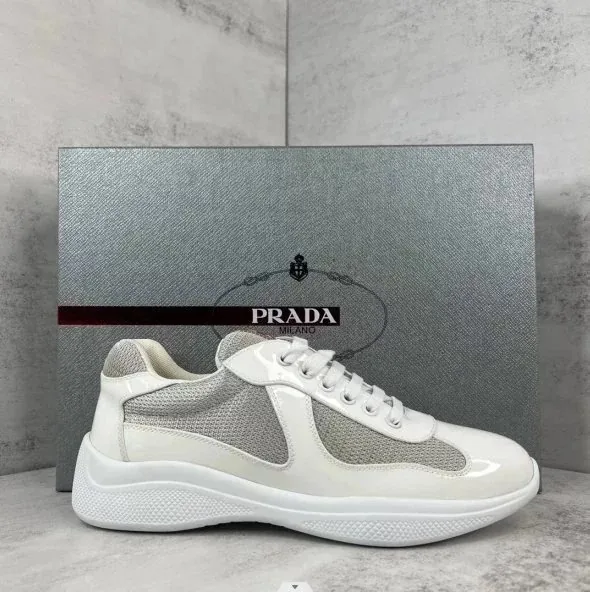 Prada America's Cup Beige Sneakers — Photo 4