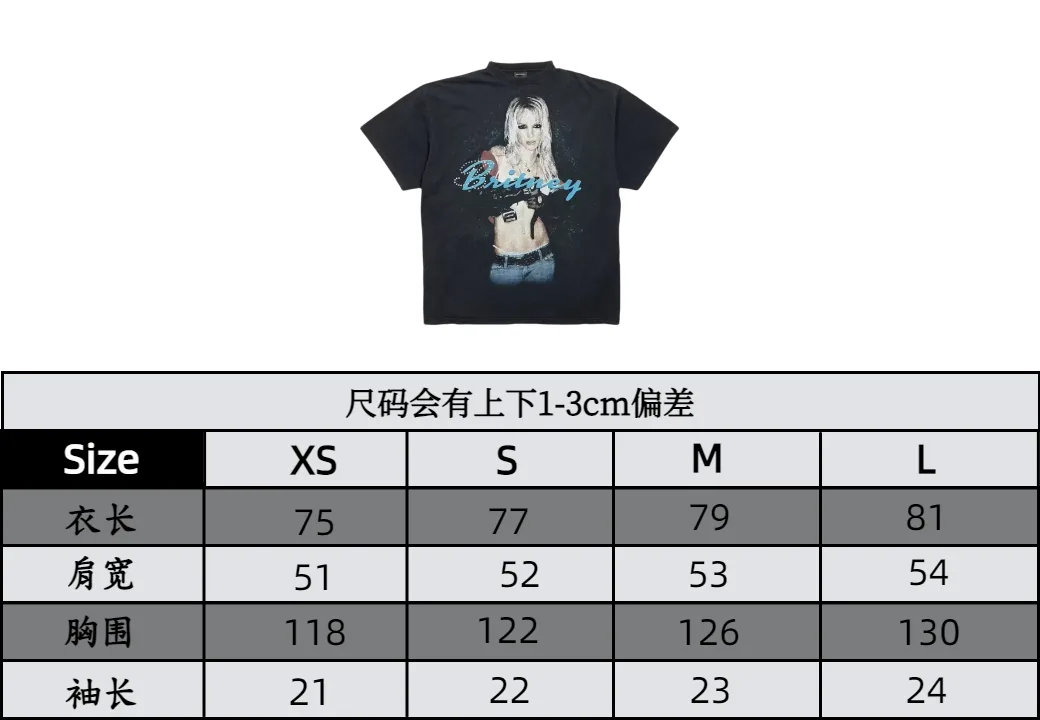 Cotton Portrait Graphic T-Shirt — Photo 15