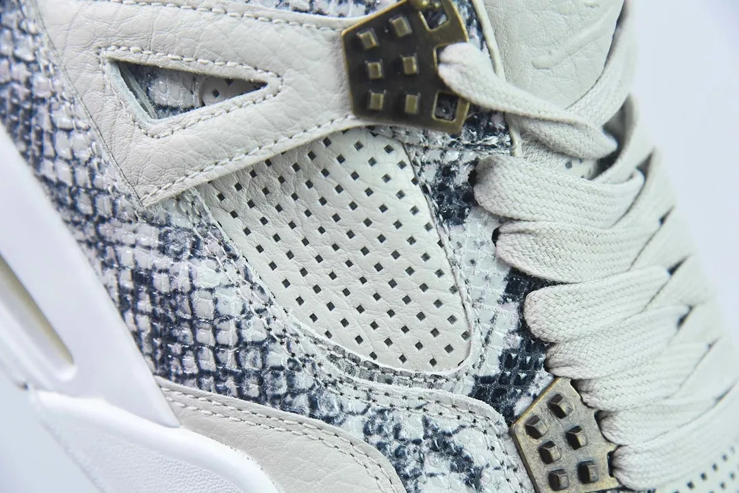 Air Jordan 4 Snakeskin Grey — photo 6