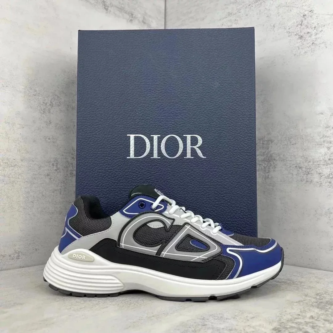 Dior B30 Navy White Sneakers — photo 5