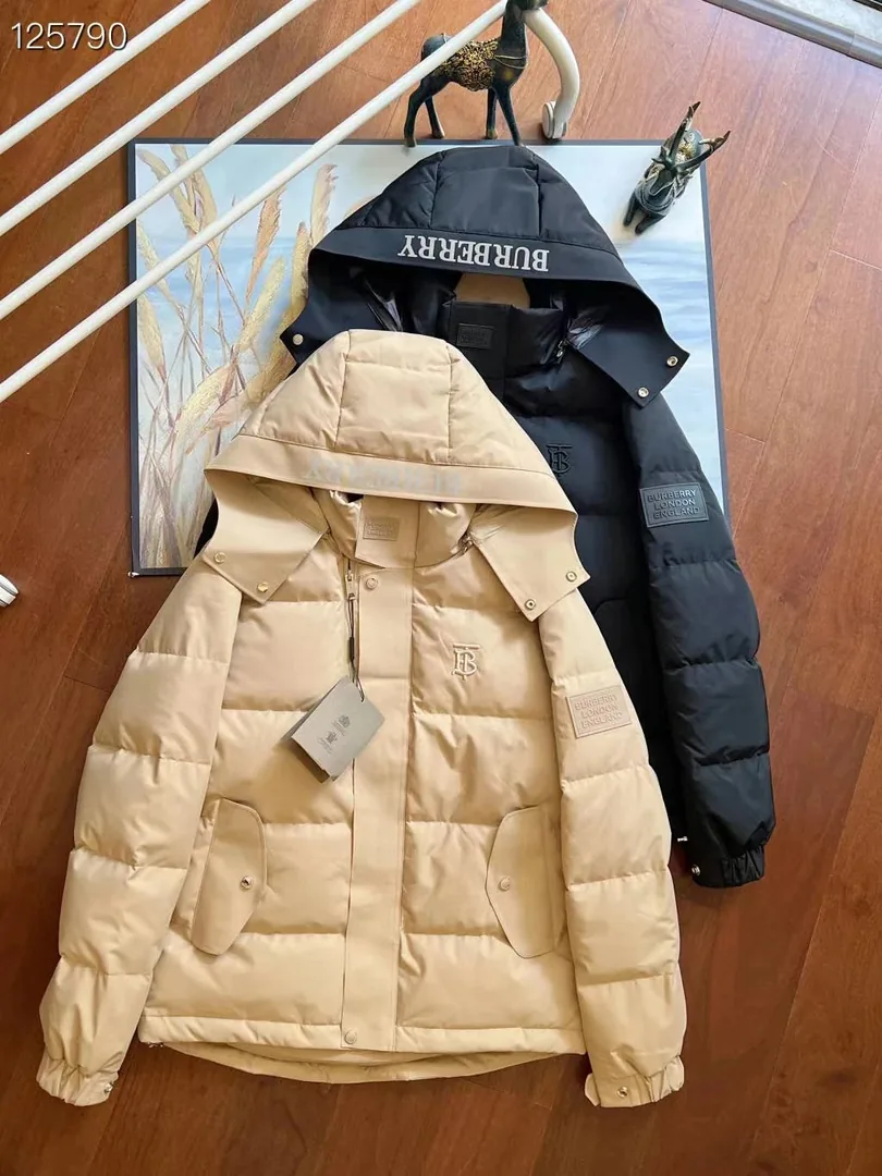 Plaid Hooded Down Jacket — Photo 13