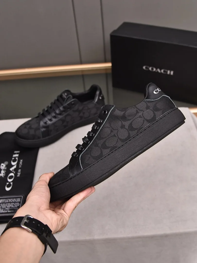 Coach Low-Top Lace-Up Sneakers — Photo 5