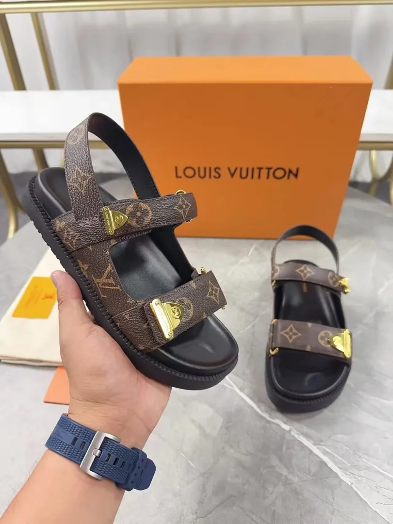 Leather Slides