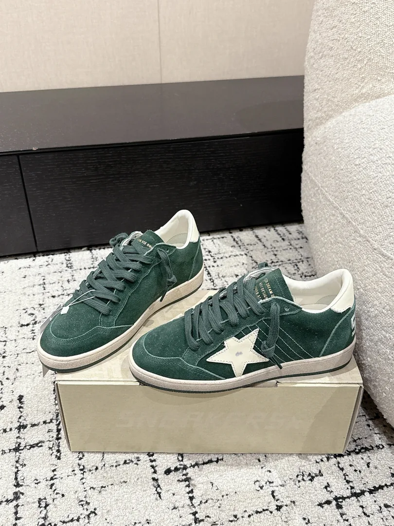 Bape Sta Suede Round-Toe Lace-Up Sneakers — QC