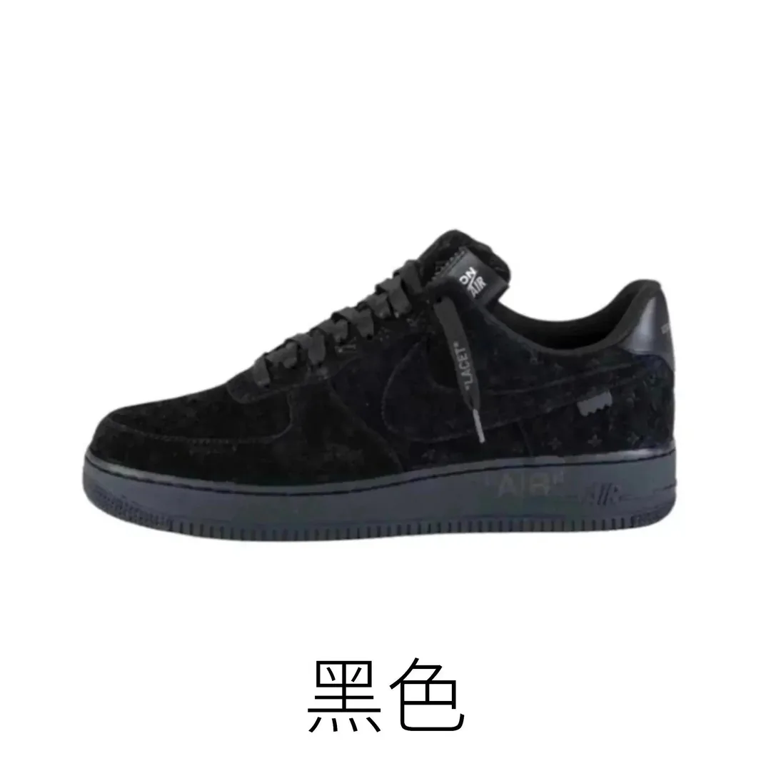 Louis Vuitton LV x Nike Air Force 1 Red White Sneakers — QC