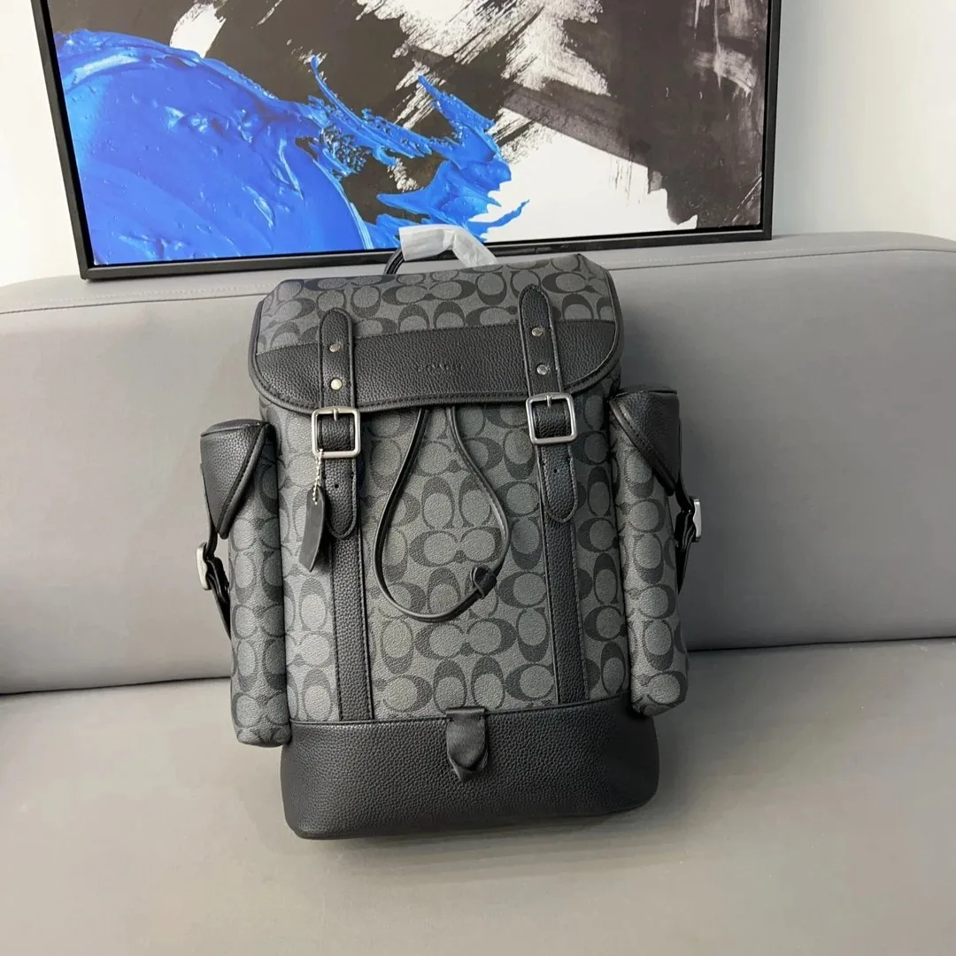 Coach Leather Backpack — photo 8