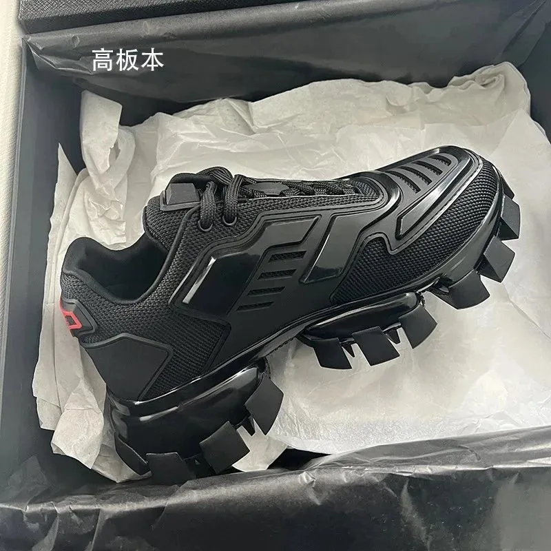 Prada Cloudbust Thunder White Platform Sneakers — photo 2