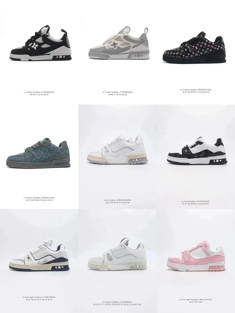 Louis Vuitton LV Trainer White Bee-Print Trainers