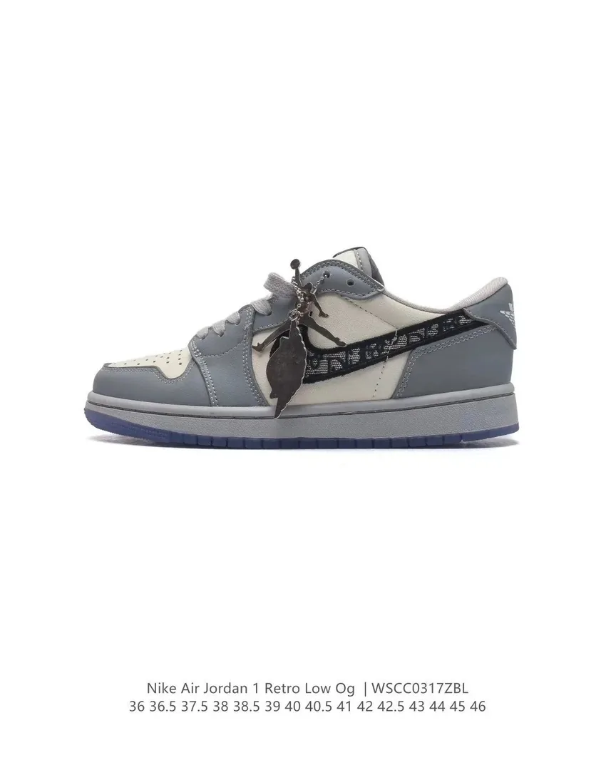 Dior B27 Grey Bee-Print Trainers — Photo 9