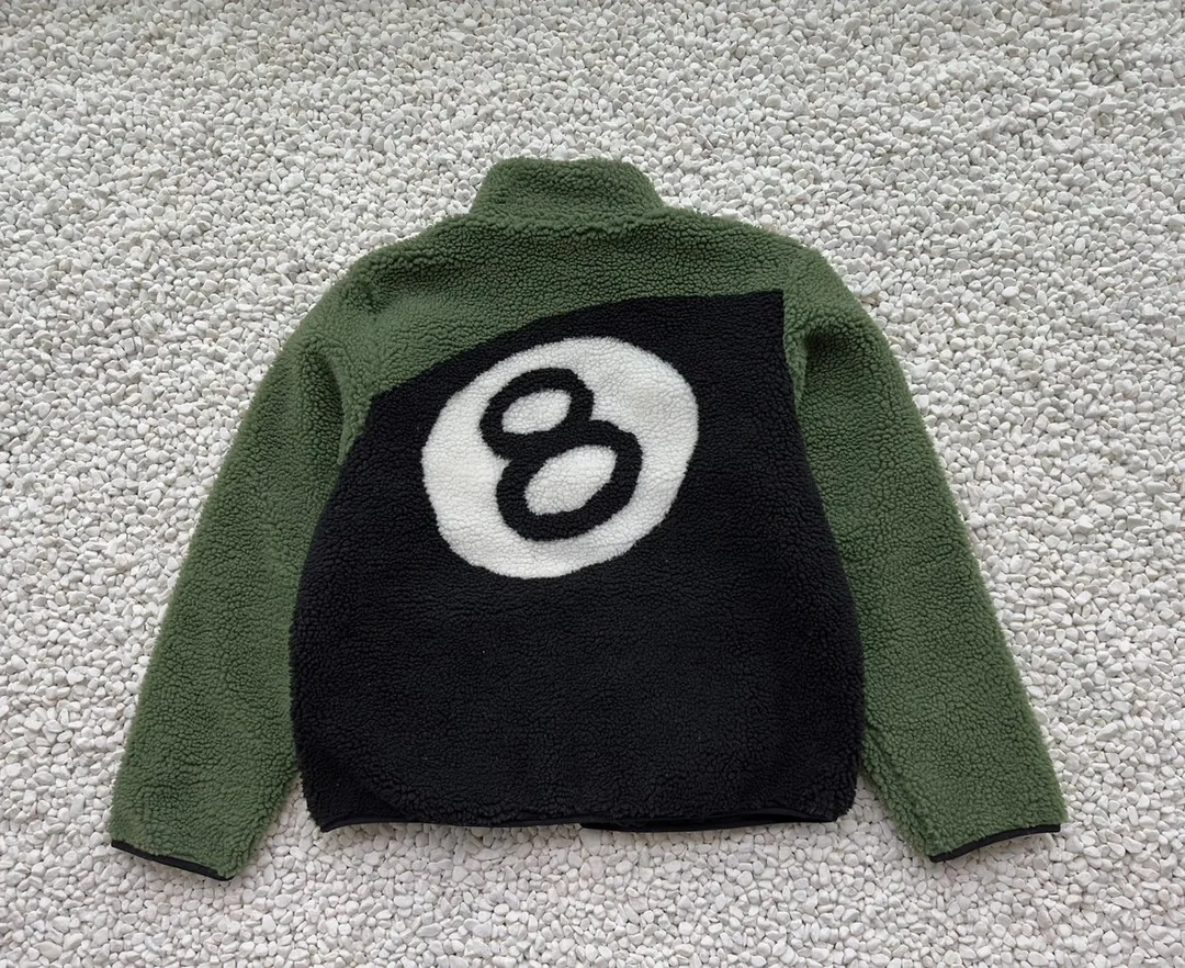 Reversible Eight Ball Shearling Jacket — Photo 6