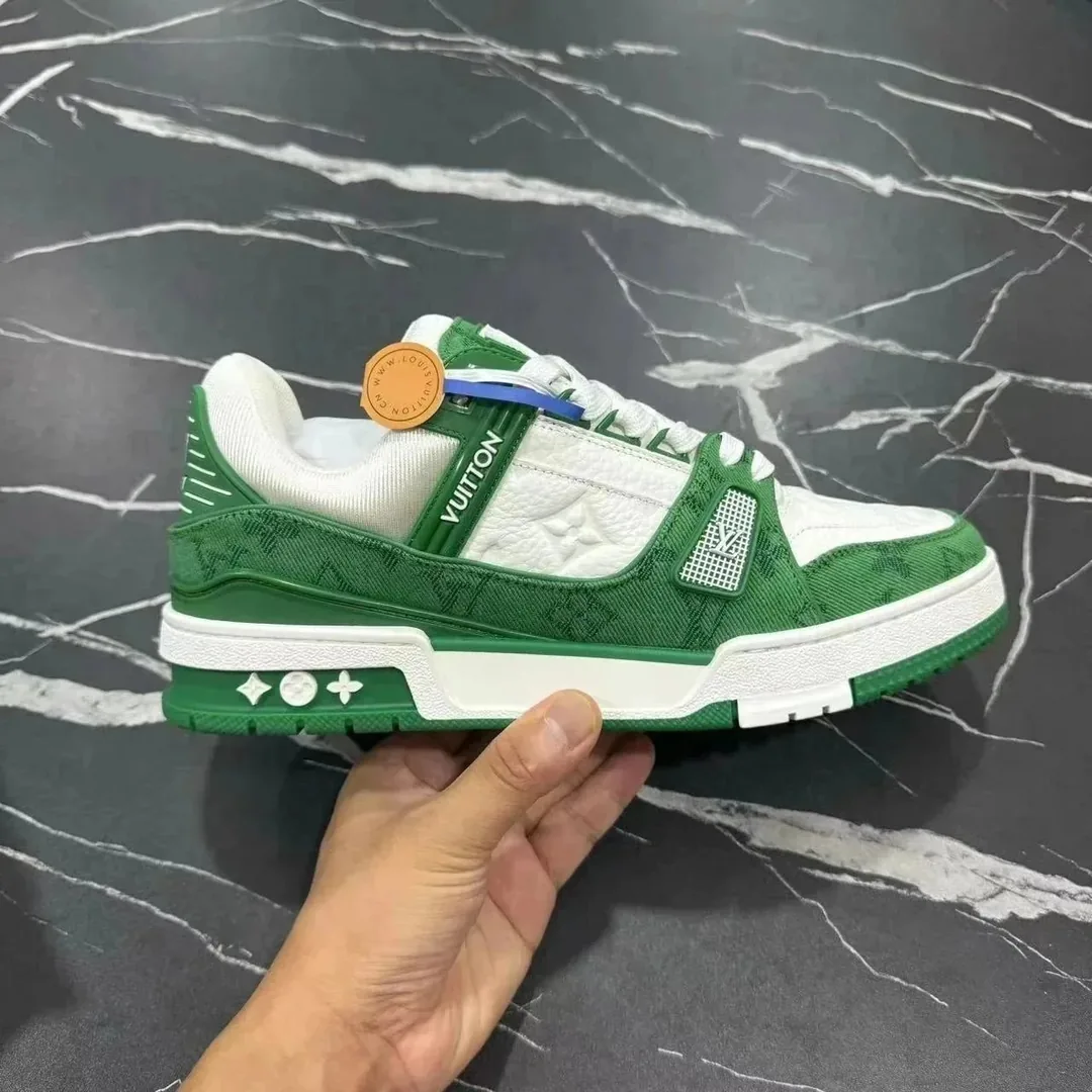 Louis Vuitton LV Trainer White Custom Trainers — Photo 6
