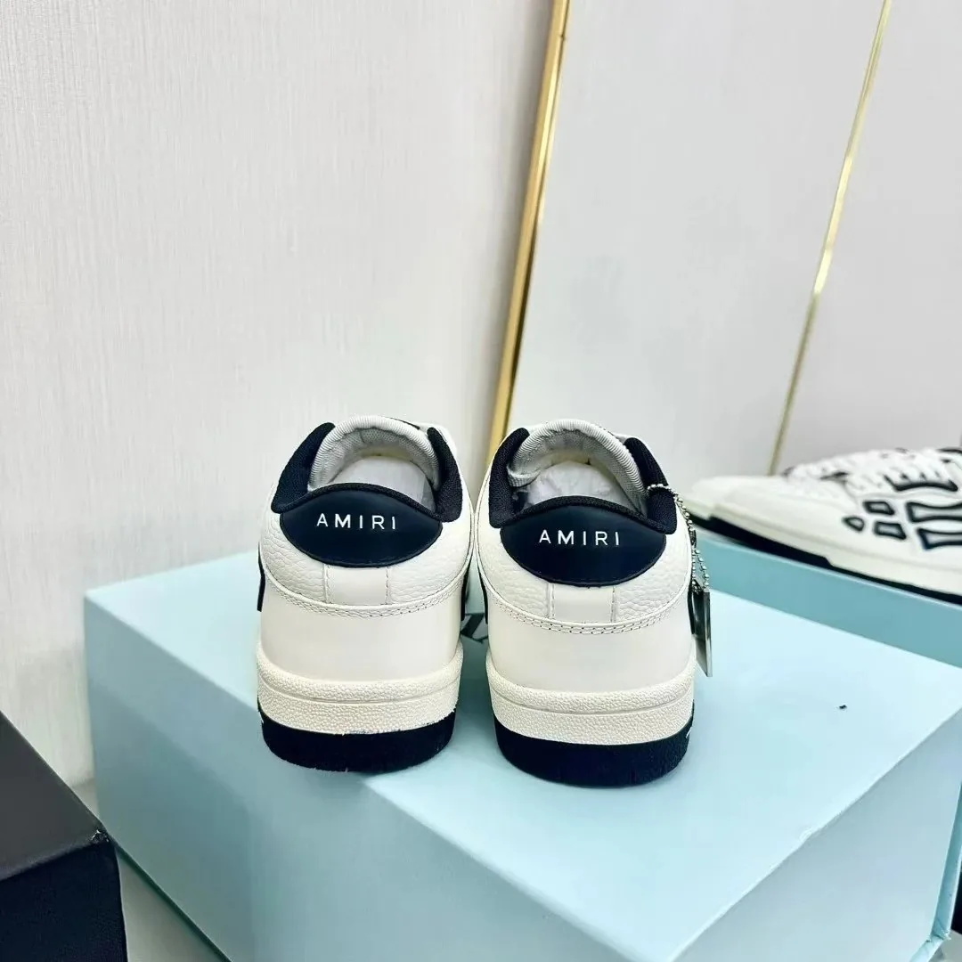 Amiri Skel-Top Low White Beige Skel Top Sneaker — photo 2