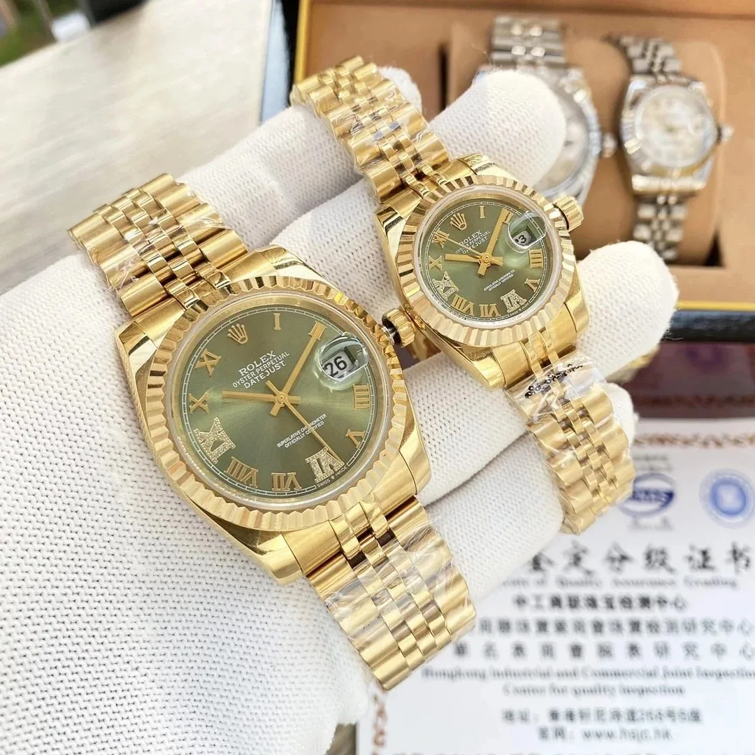 Rolex Datejust Pink Dial Watch — QC