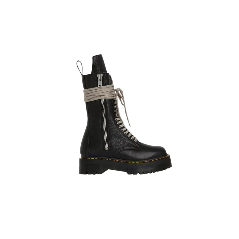 Rick Owens Ramones Black High-Tops — Photo 13