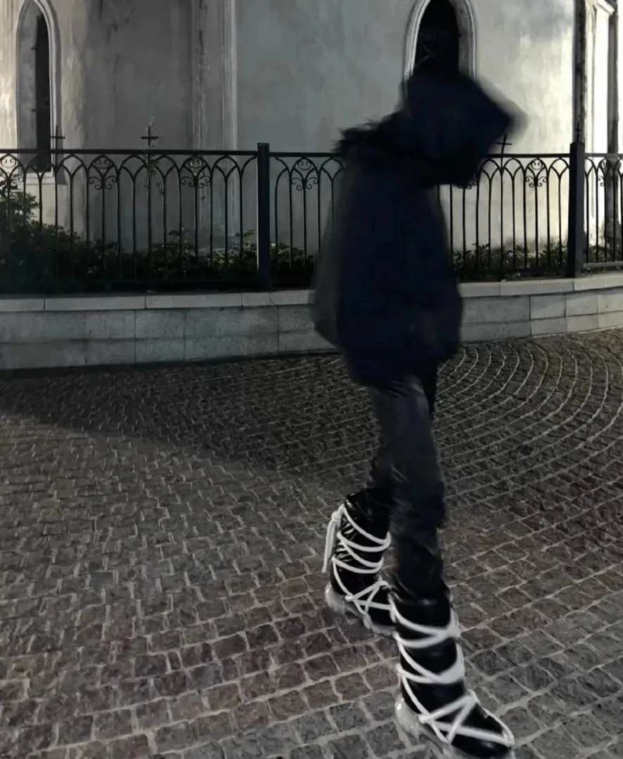Rick Owens Lace-Up Boots — Photo 15