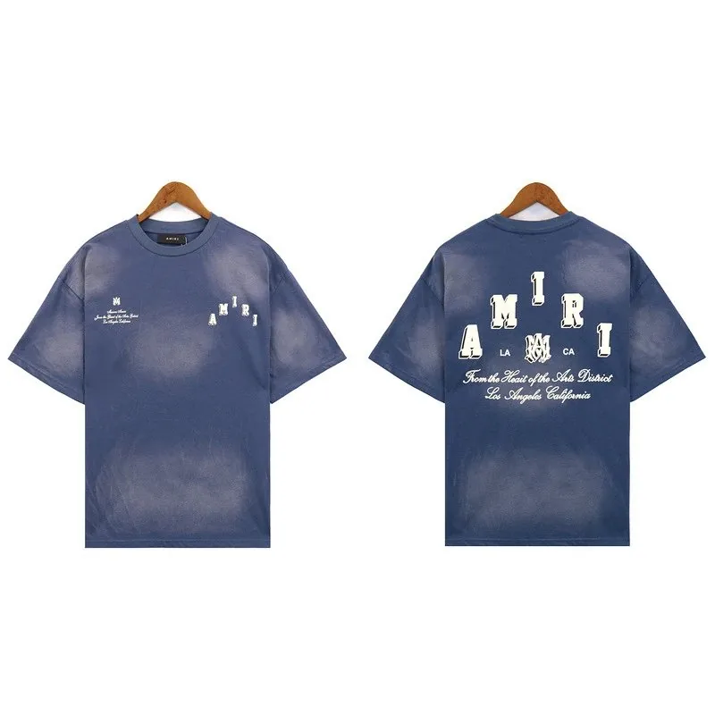 Amiri Washed Embroidered Cotton T-Shirt — photo 2