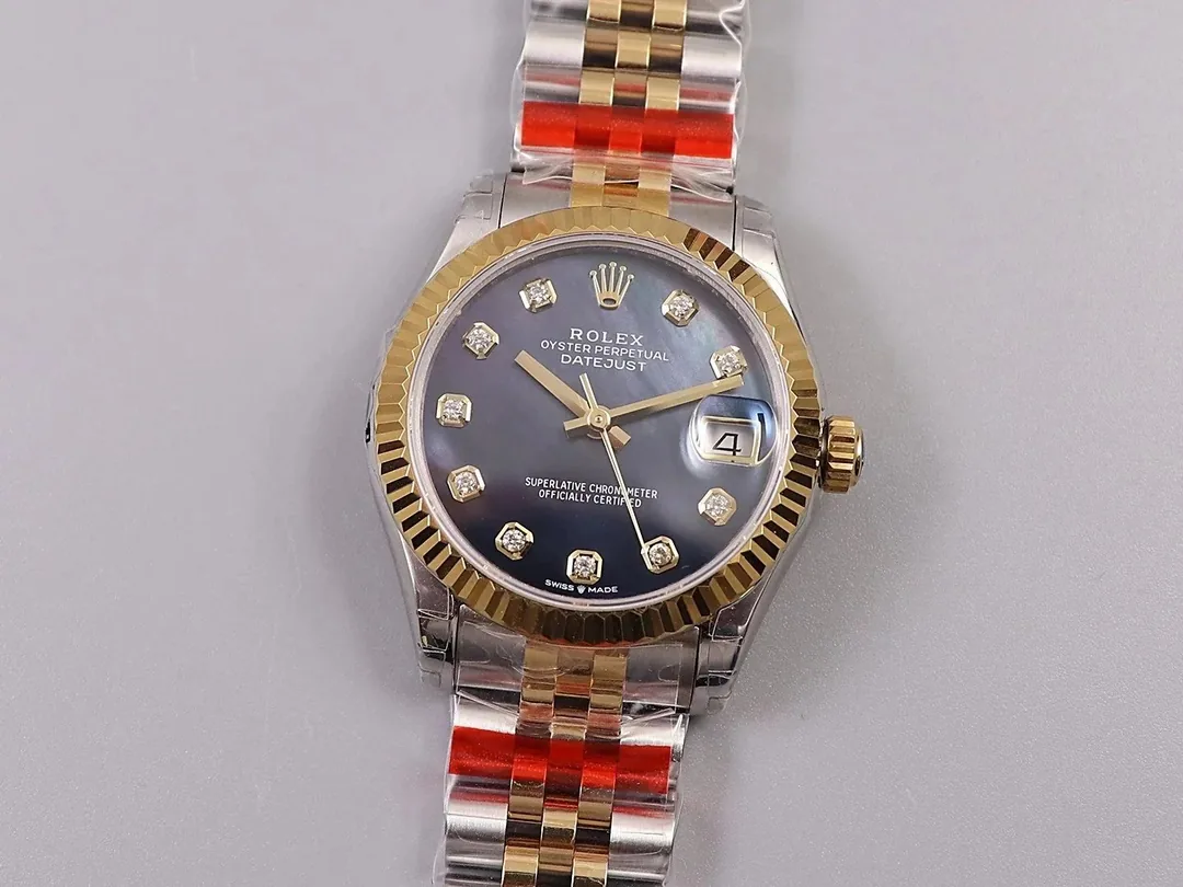 Rolex Datejust Diamond Dial Two-Tone Watch — Photo 14