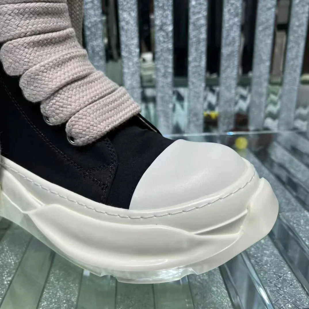 Rick Owens DRKSHDW Ramones High Black Jumbo Laced — QC