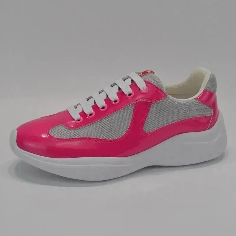 Prada America's Cup Pink Black Runners — Photo 8
