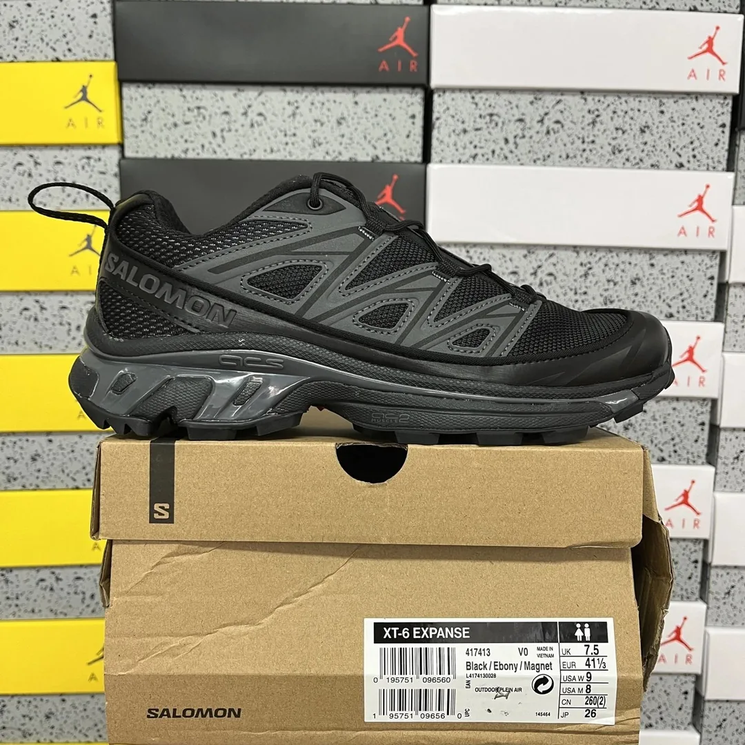 Salomon XT-6 Grey Outdoor Mountain Trail Runners — Photo 9