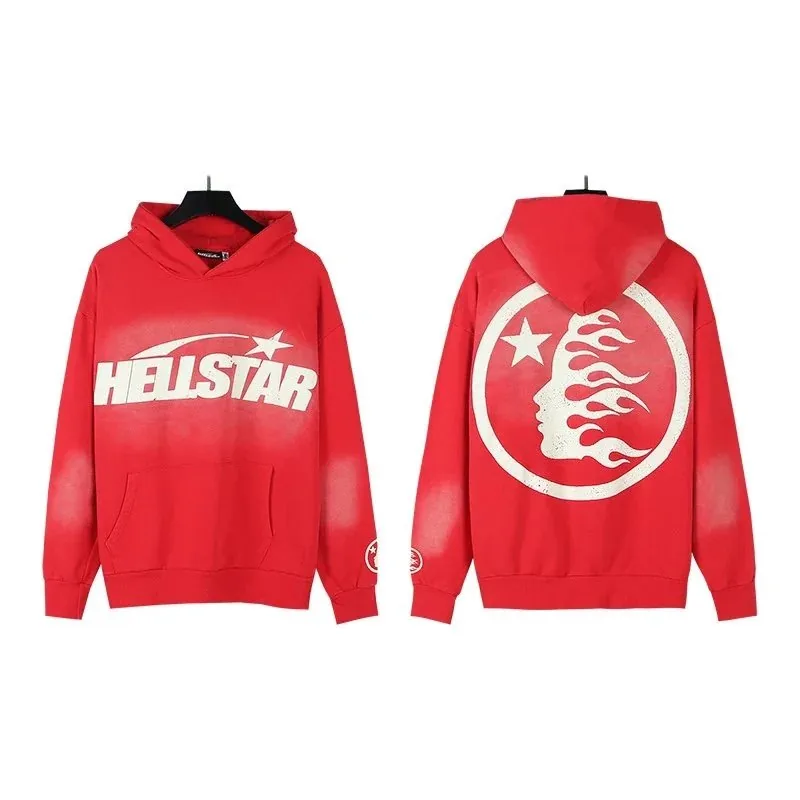 Hellstar Flame Face Washed Hoodie — Photo 15