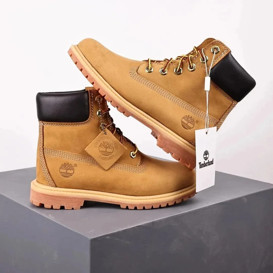 Louis Vuitton LV x Timberland 6-Inch Boot Yellow Lace-Up Boots — Photo 2